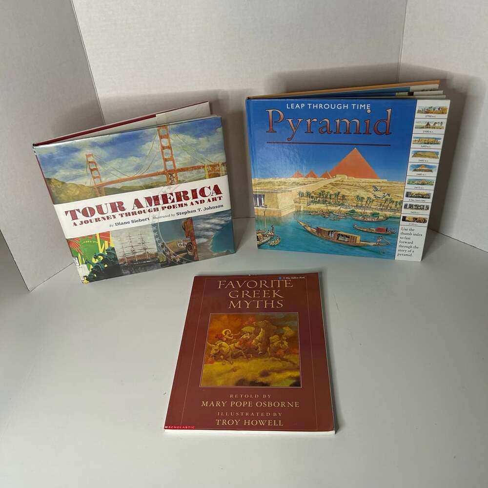 Lot of 3 Children's Educational Books